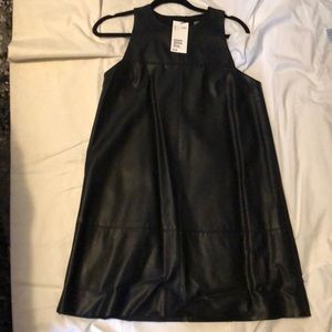 H&M Faux Leather Dress